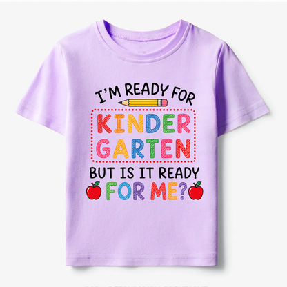Custom Grade I'm Ready for School Kids T-Shirt | Back to School Tee
