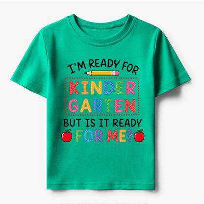 Custom Grade I'm Ready for School Kids T-Shirt | Back to School Tee