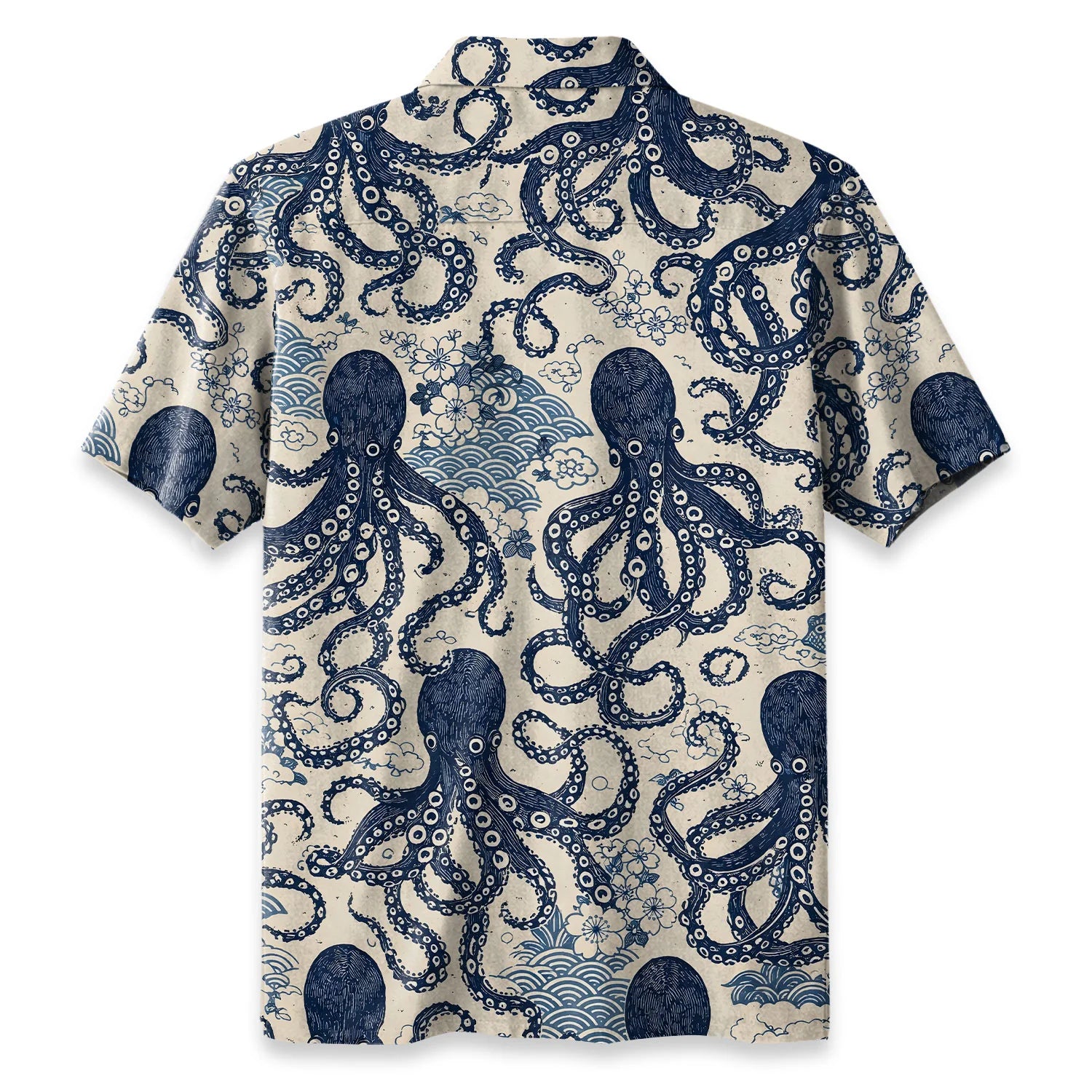 Octopus Blue Ocean Hawaiian Shirt