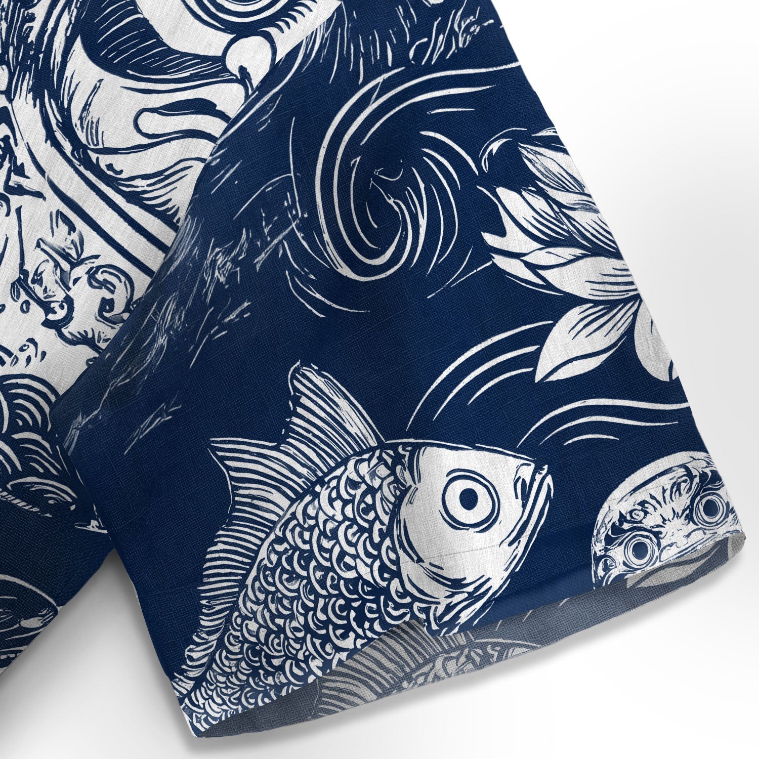 Chrisraw Daruma And Koi Hawaiian Shirt