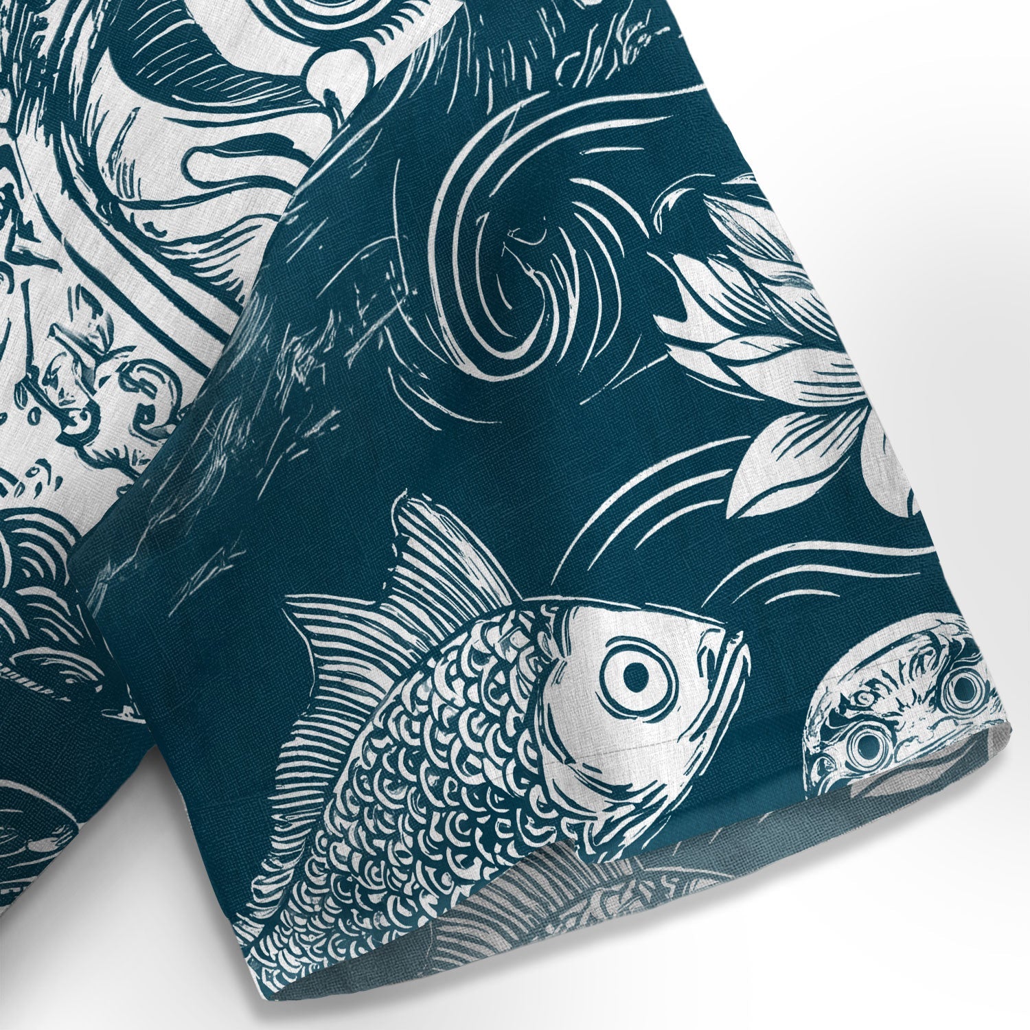 Chrisraw Daruma And Koi Hawaiian Shirt