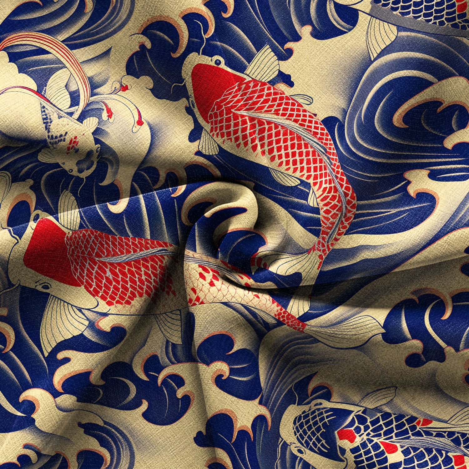 Chrisraw Koi Carp Frenzy Hawaiian Shirt