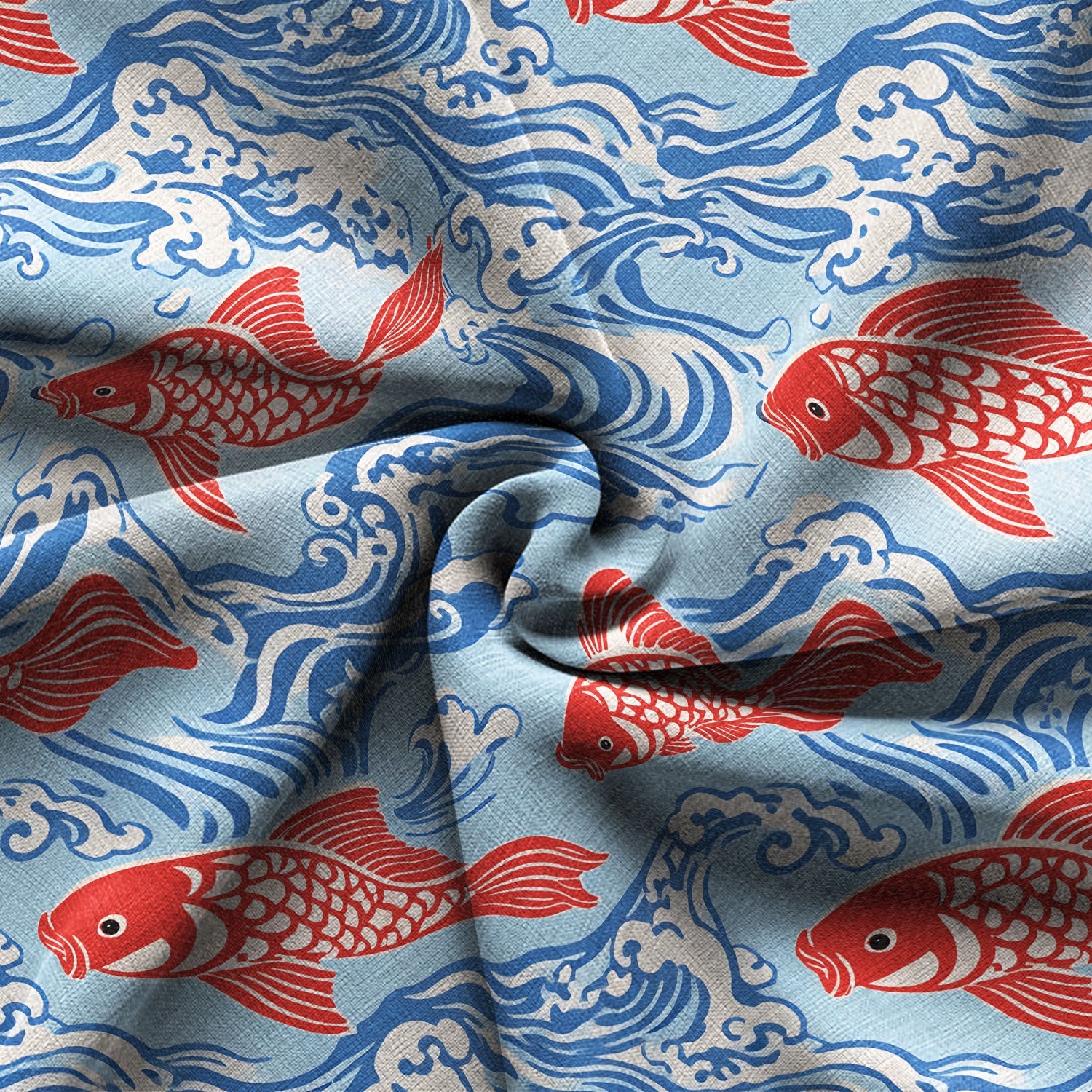 Chrisraw Koi Carp Frenzy Hawaiian Shirt