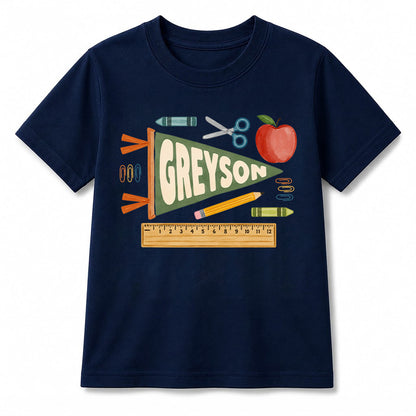 Personalized Back to School Shirt for Kids
