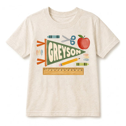 Personalized Back to School Shirt for Kids