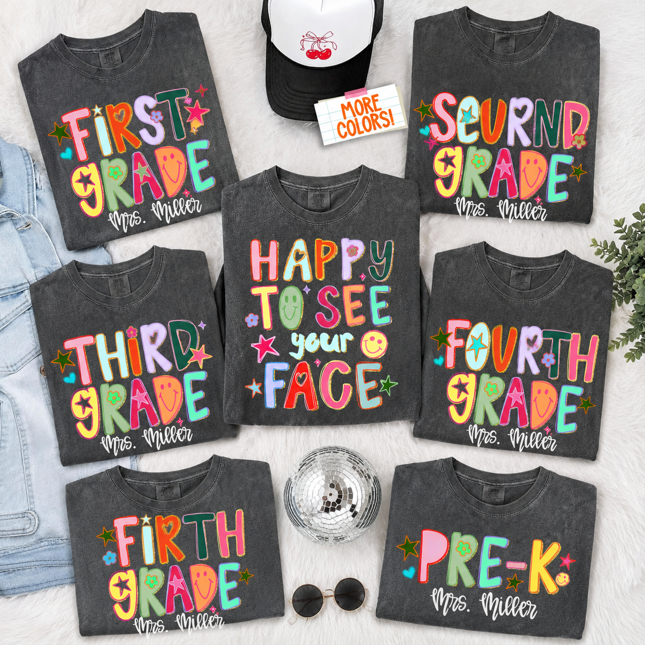 Back to School Grade T Shirt