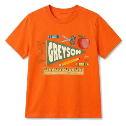 Personalized Back to School Shirt for Kids