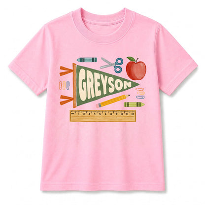 Personalized Back to School Shirt for Kids
