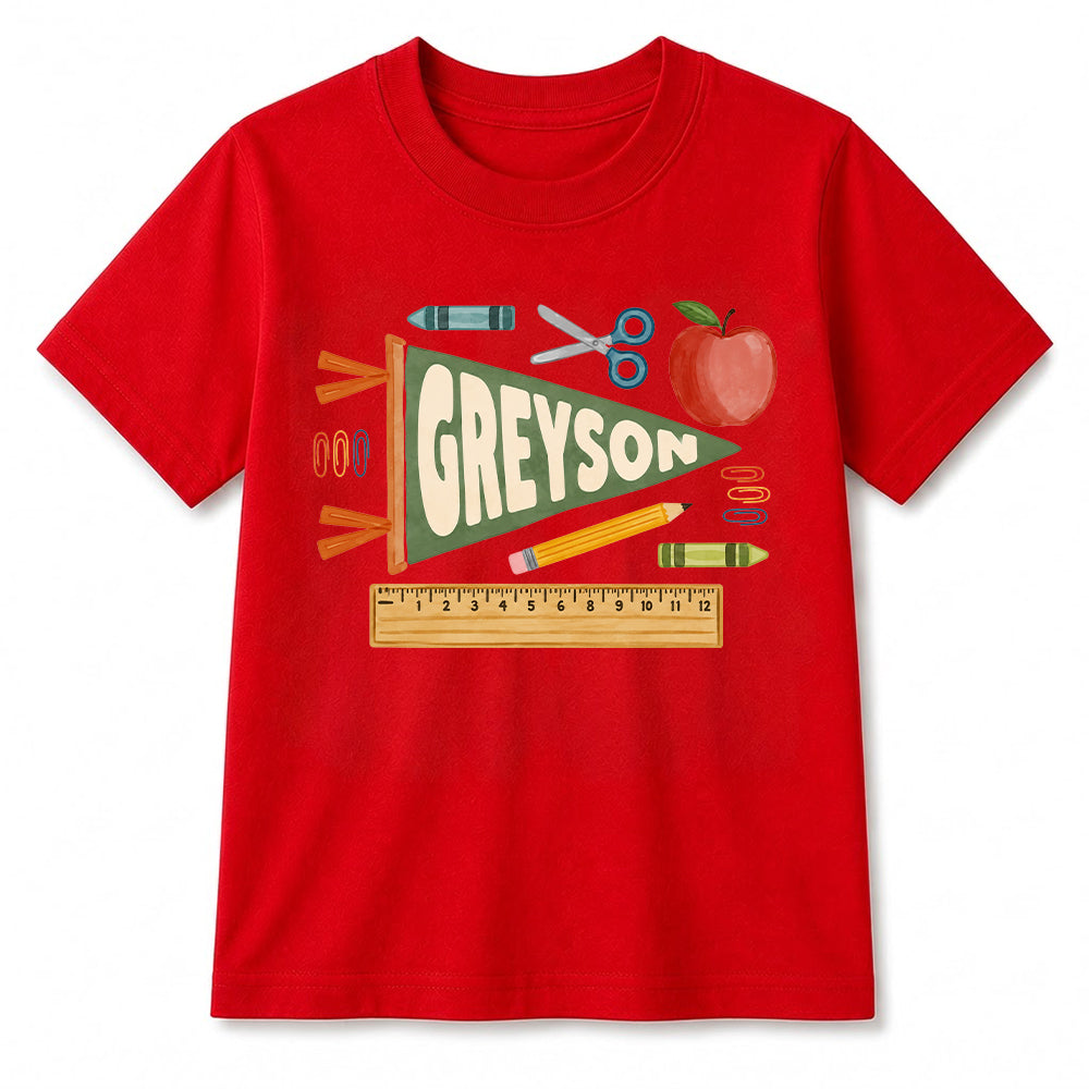 Personalized Back to School Shirt for Kids