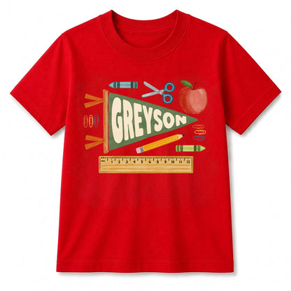 Personalized Back to School Shirt for Kids