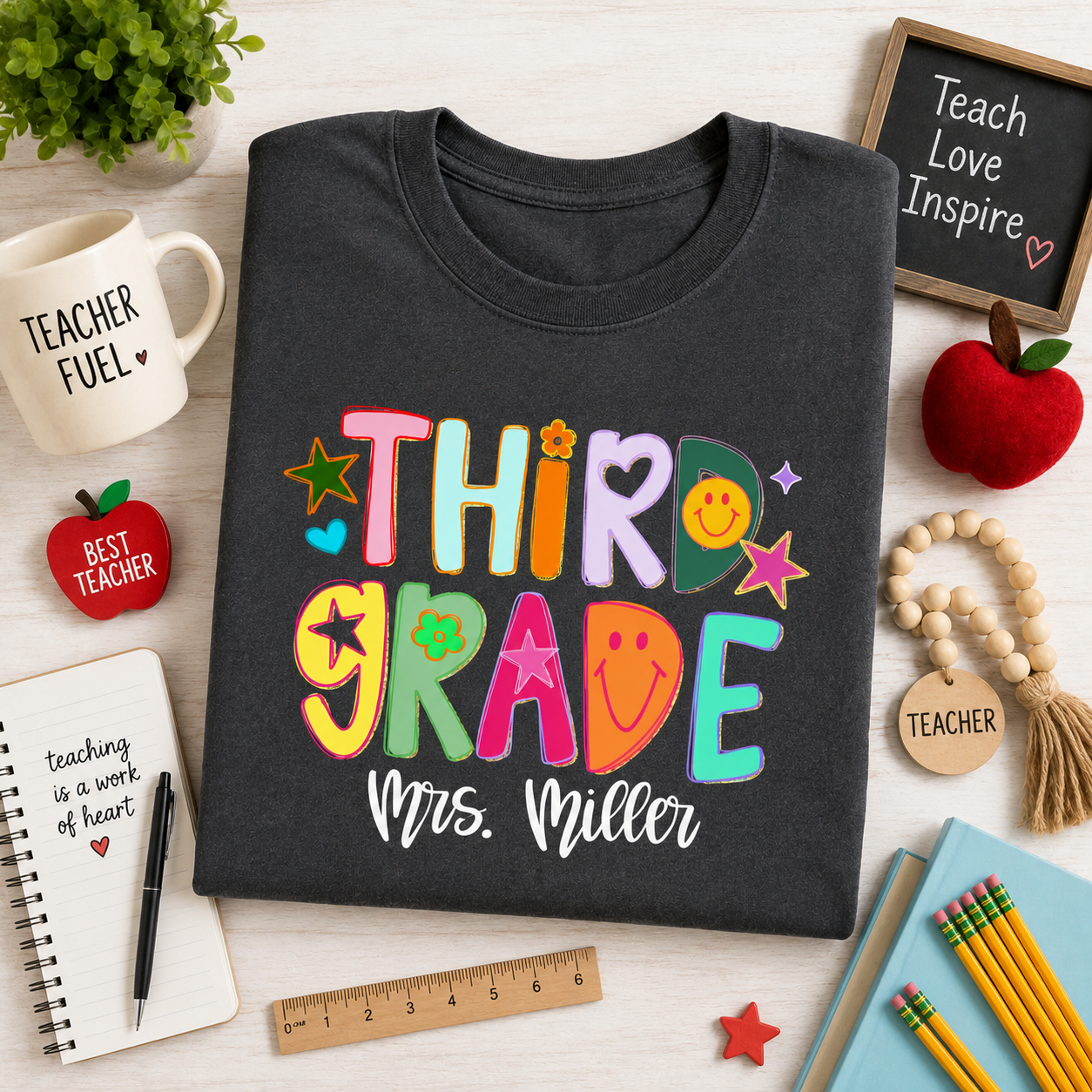 Back to School Grade T Shirt